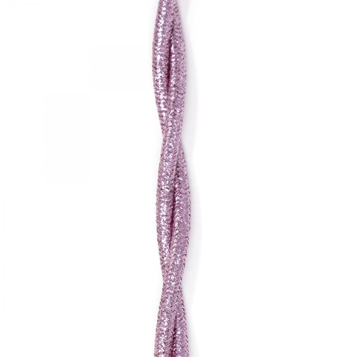 Metallic Nylon Braided Lightning Cable (Rose Gold)