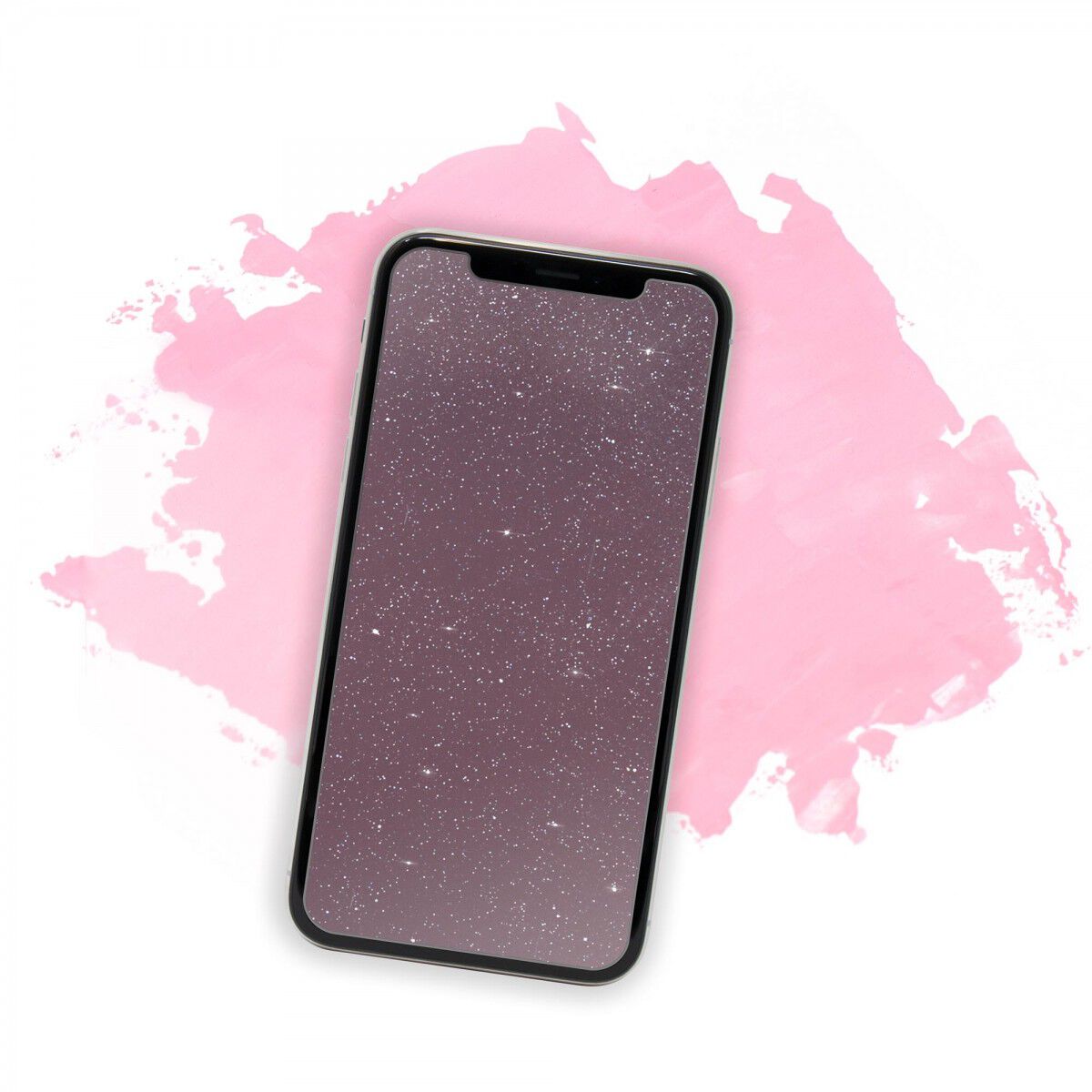 Showtime Glitter Glass (Pink) for Apple iPhone X