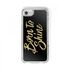 Born to Shine Liquid Glitter Case (Gold) for Apple iPhone 8, 7, 6s, 6