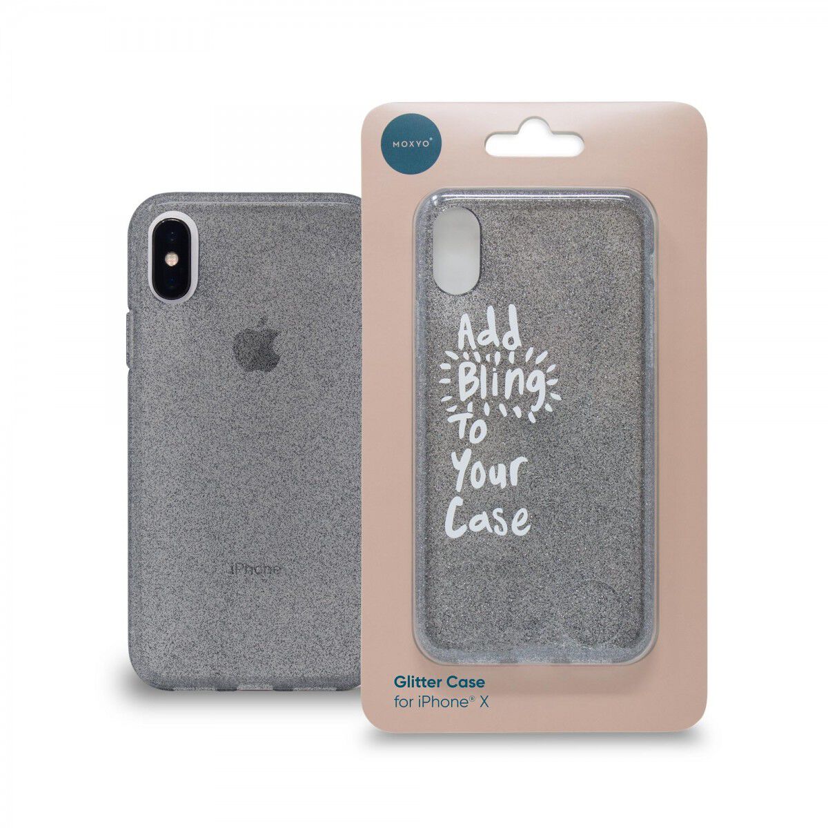 Showtime Glitter Case (Black) for Apple iPhone X