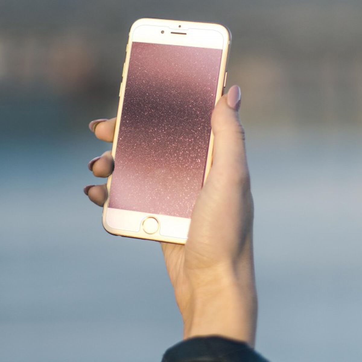 Showtime Glitter Glass (Pink) for Apple iPhone 6/6s/7/8 Plus