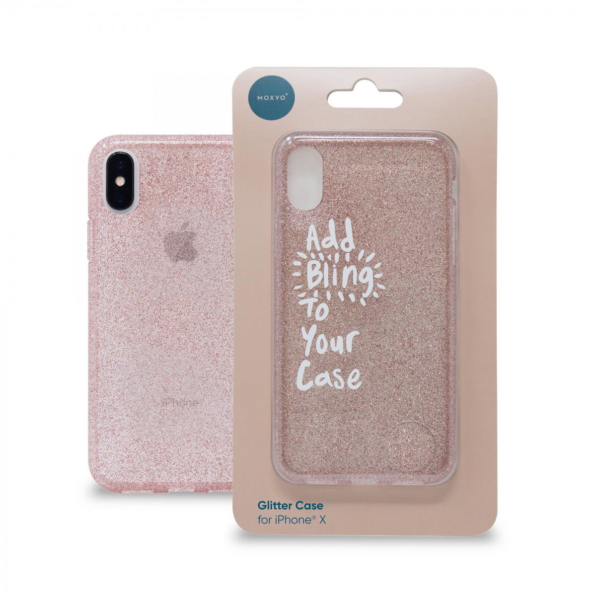 Showtime Glitter Case (Rose Gold) for Apple iPhone X