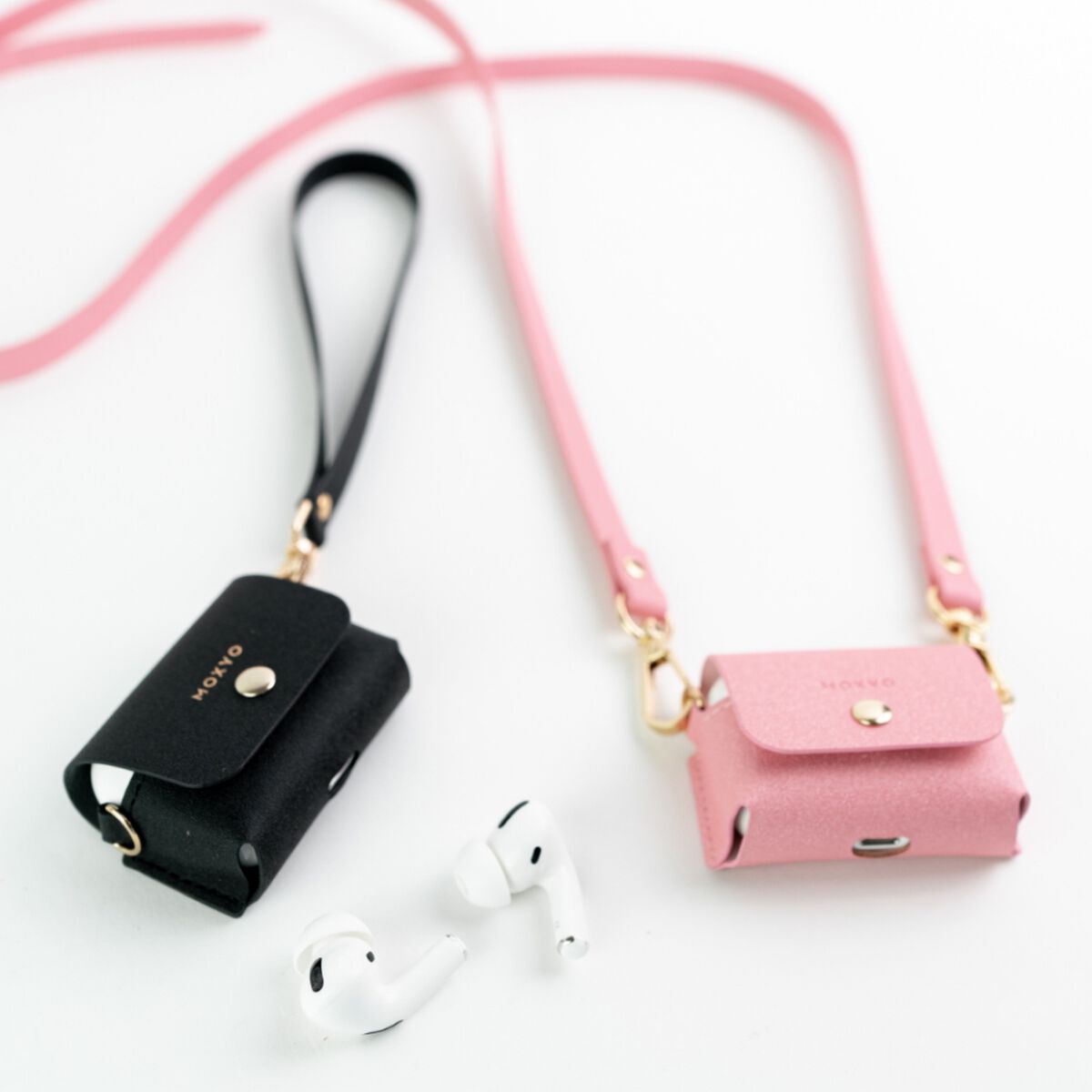 AirPods Pro Case with Crossbody & Wrist Strap