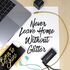 Born to Shine Liquid Glitter Case (Gold) for Apple iPhone 8, 7, 6s, 6 Plus