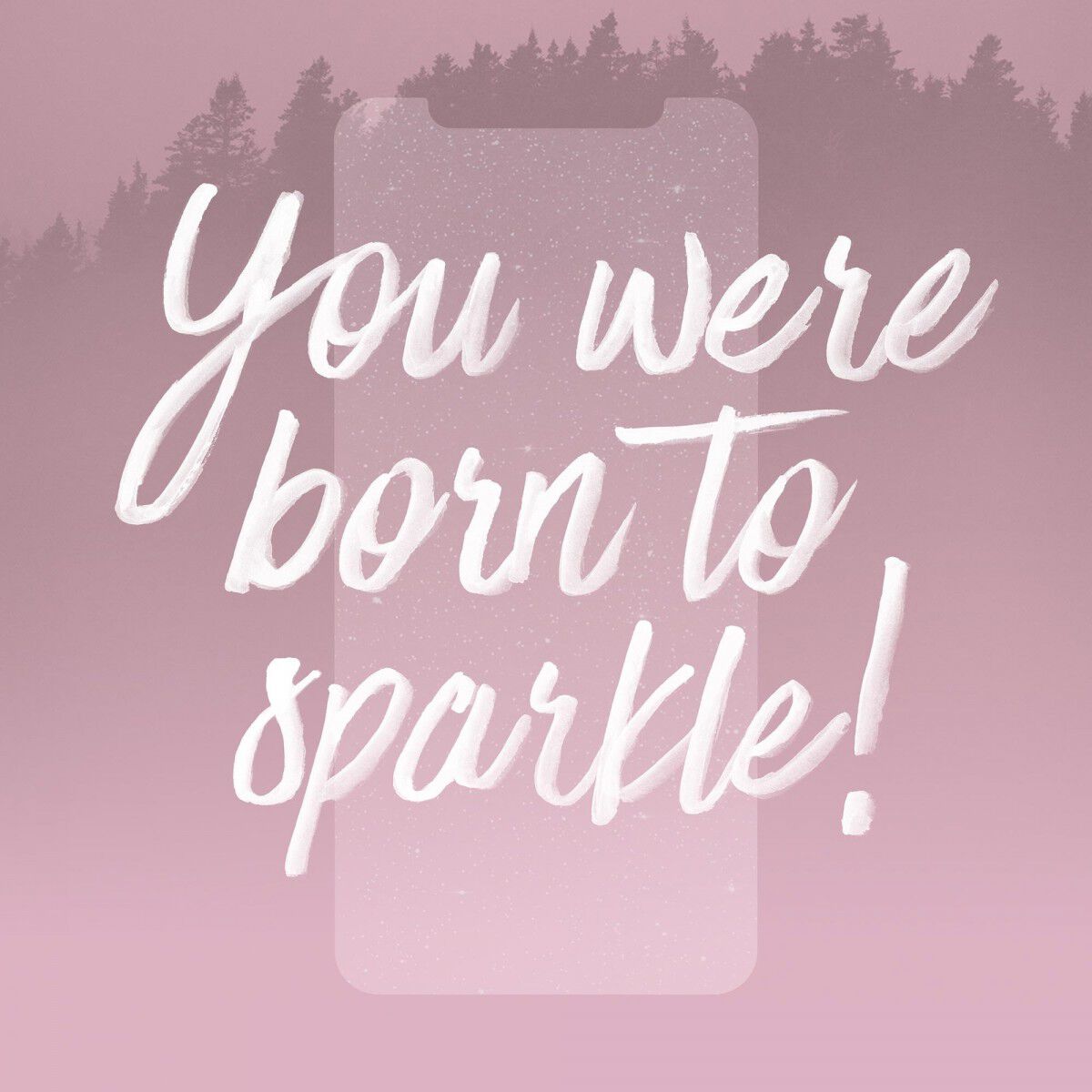 Showtime Glitter Glass (Pink) for Apple iPhone X