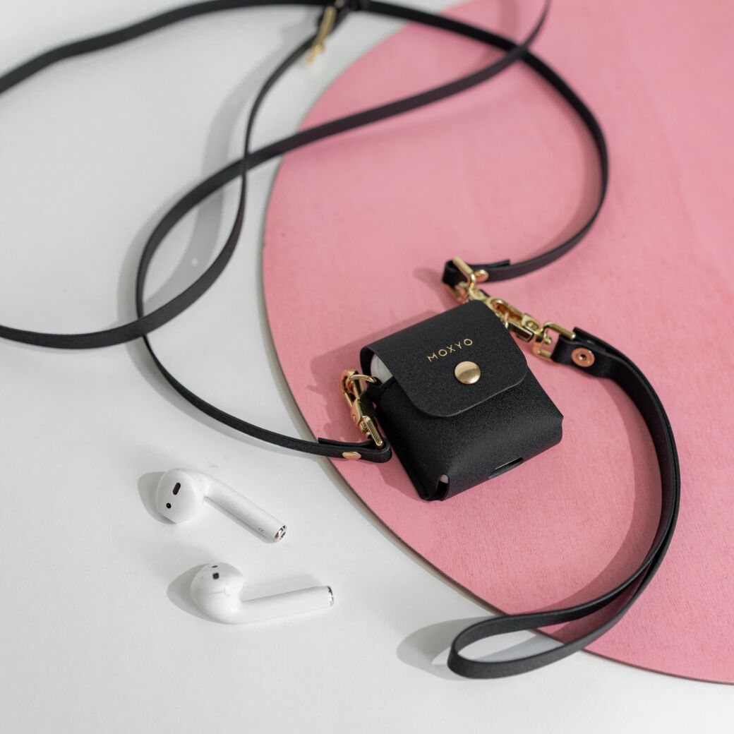 AirPods Case with Crossbody & Wrist Strap | MOXYO®