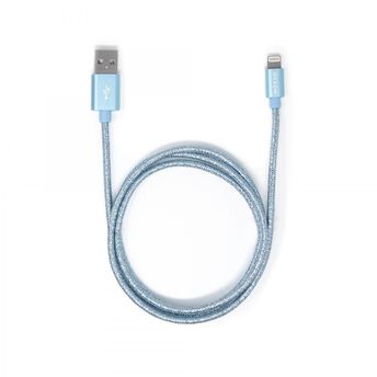 Metallic Nylon Braided Lightning Cable