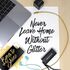 Born to Shine Liquid Glitter Case (Gold) for Apple iPhone 8, 7, 6s, 6