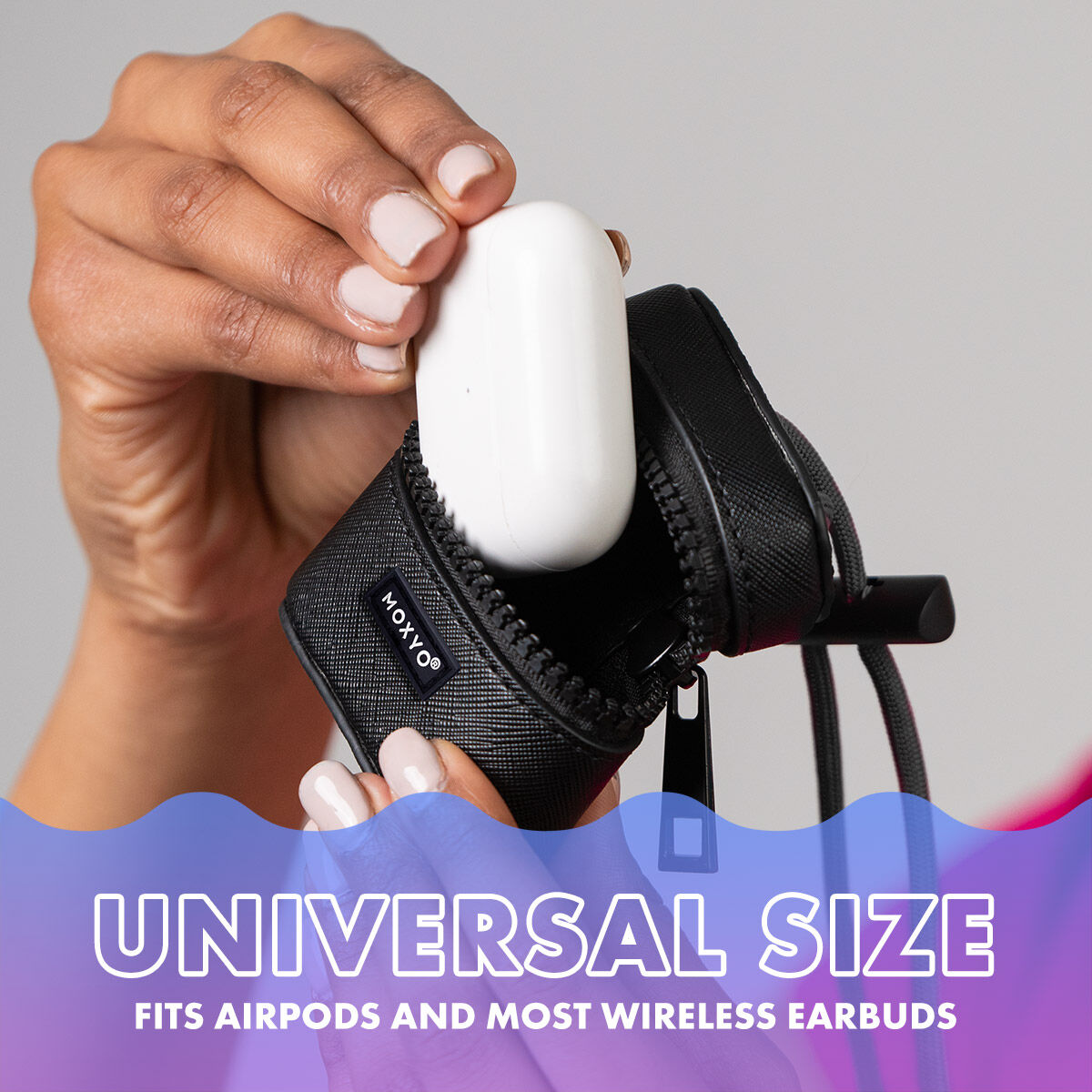 Urban Earphones Bag, Bag, Lanyard, Universal, Black