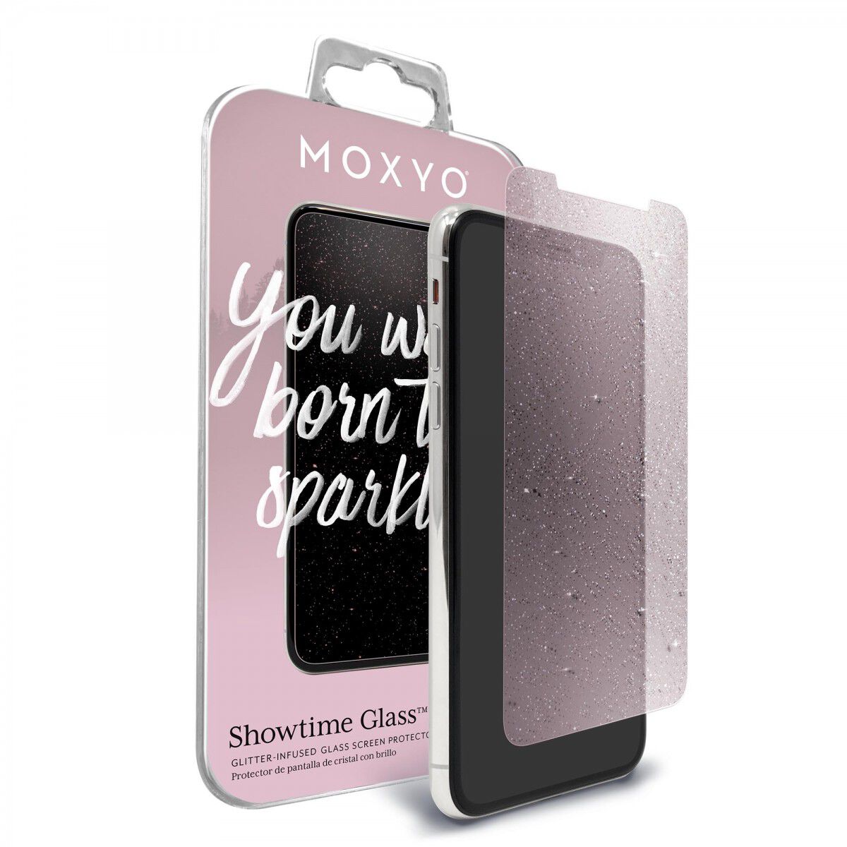 Showtime Glitter Glass (Pink) for Apple iPhone X