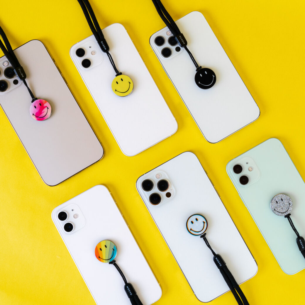 Smiley Original Zigi Band Cell Phone Lanyard Moxyo