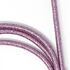 Metallic Nylon Braided Lightning Cable (Rose Gold)