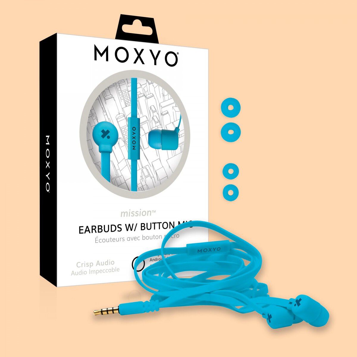 Mission earbuds (Aqua), , large
